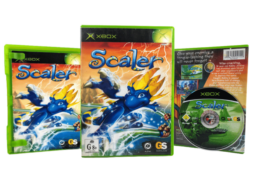 Scaler OG Xbox CIB Complete in Box Tested Manual Included Vivendi Platform Rare