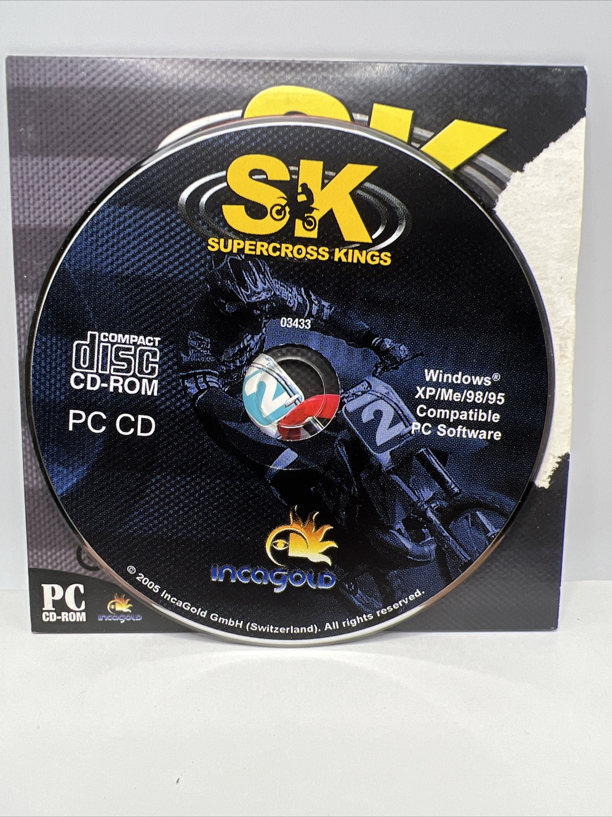 Supercross King Computer Game VGUC! Scarce Game VG2879