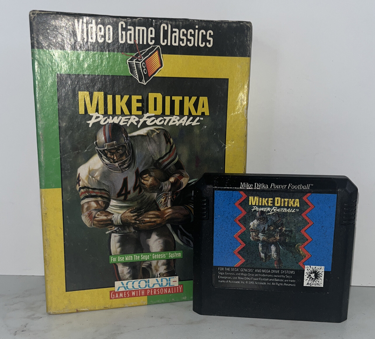 Mike Ditka’s Power Football (Sega Genesis) Authentic – Includes Box