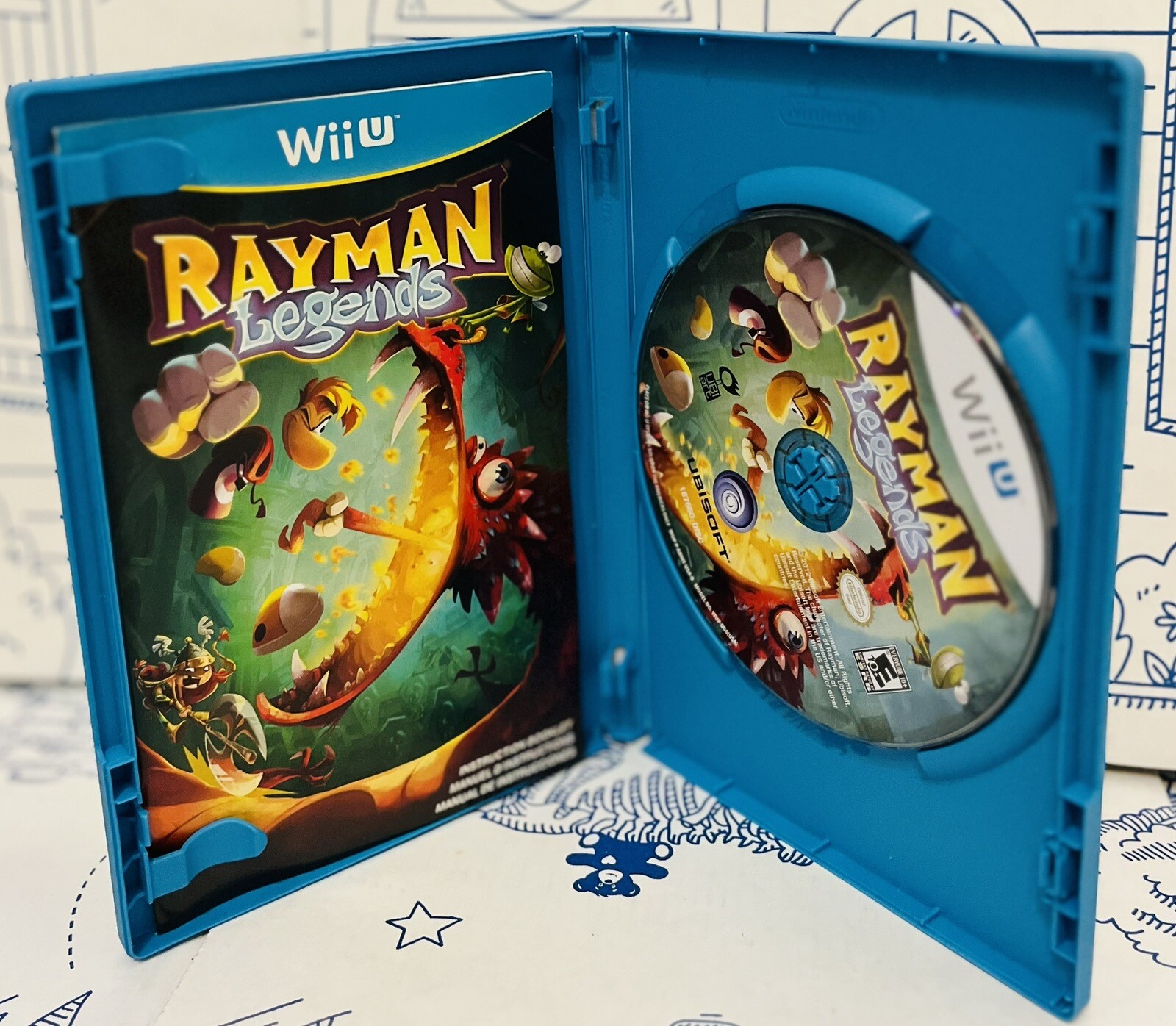 Rayman Legends Nintendo Wii U 2013 Ubisoft Game Cartoon Adventure Comic Mischief