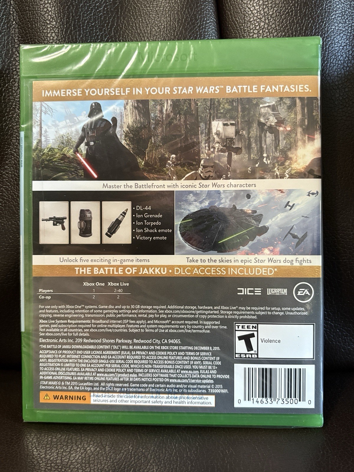 NEW SEALED Star Wars Battlefront — Deluxe Edition (Microsoft Xbox One – 2015)