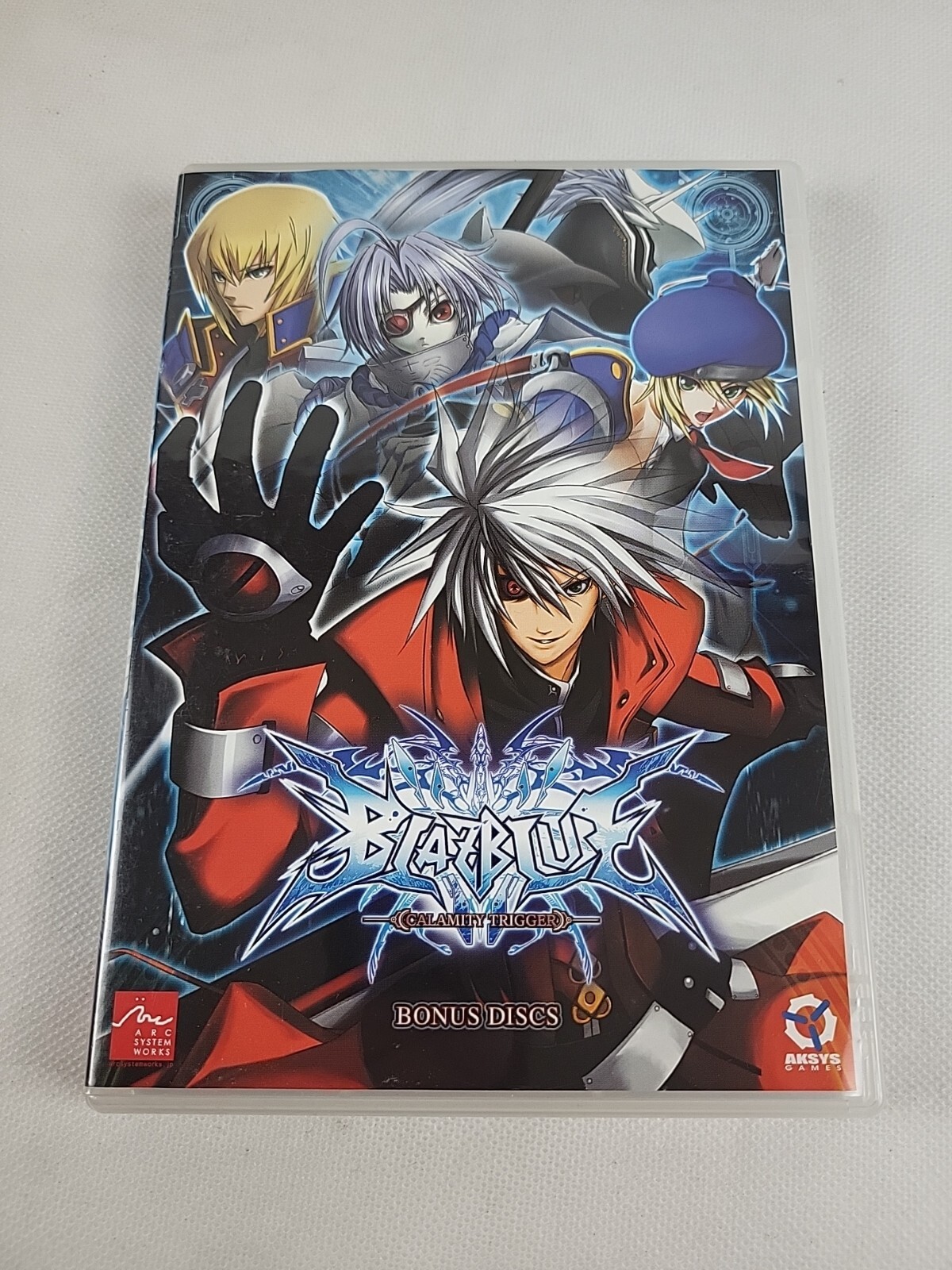 BlazBlue: Calamity Trigger Bonus Discs Arc System Works Aksys 3 Discs 2 CD 1 DVD