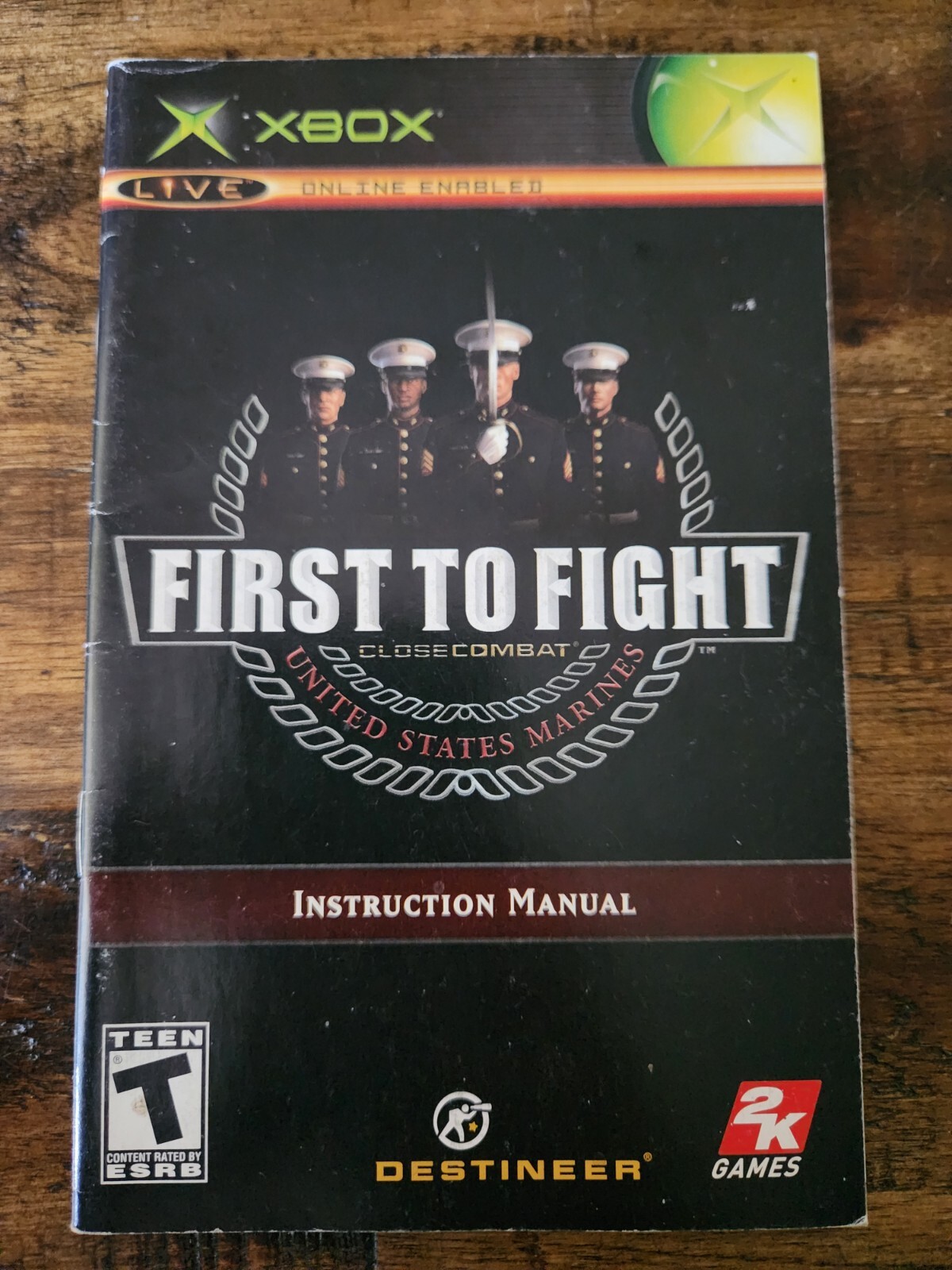 Close Combat: First to Fight (Microsoft Xbox, 2005) Manual