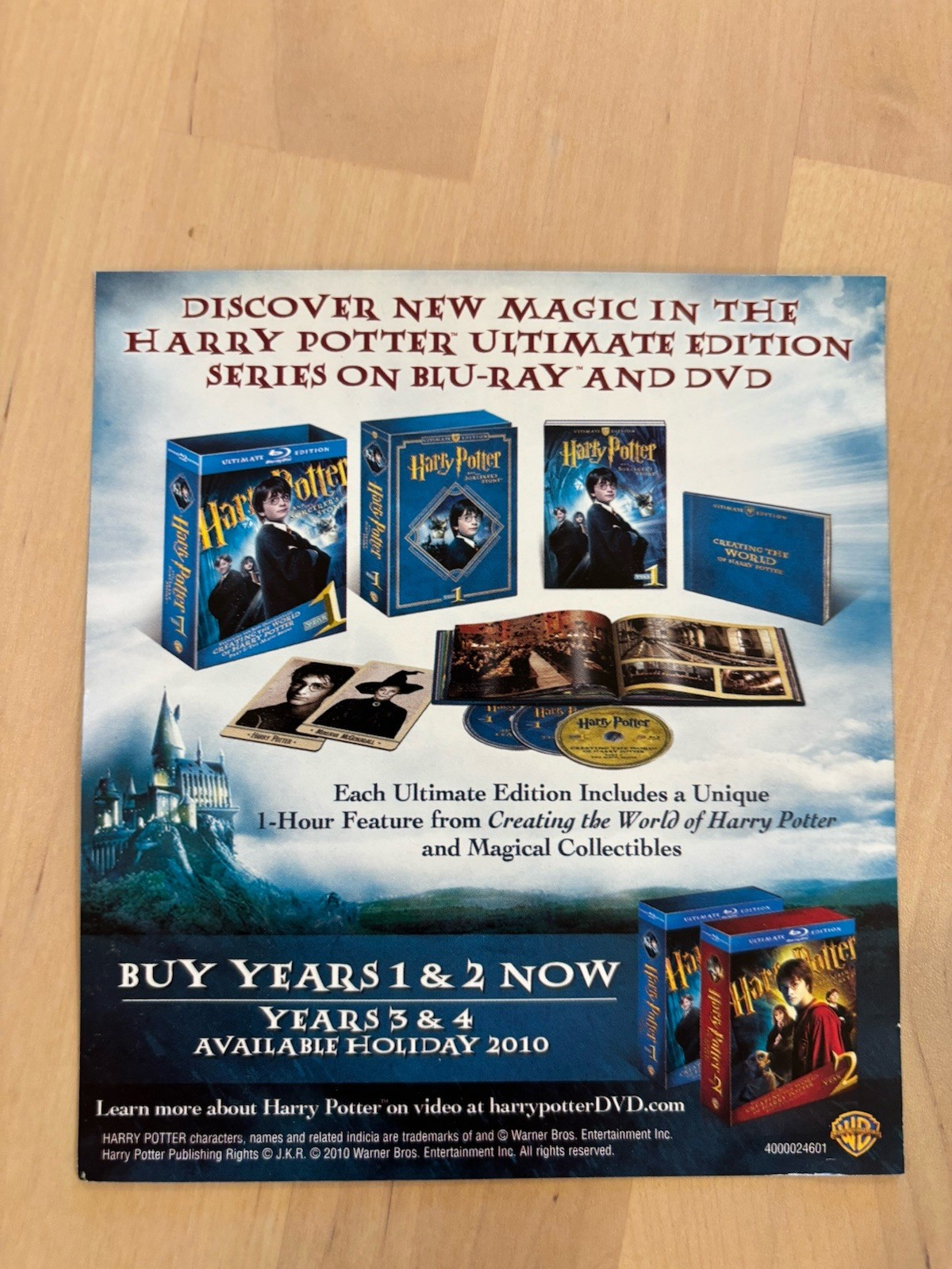 LEGO Harry Potter: Years 1-4 (Sony PlayStation 3, 2010)