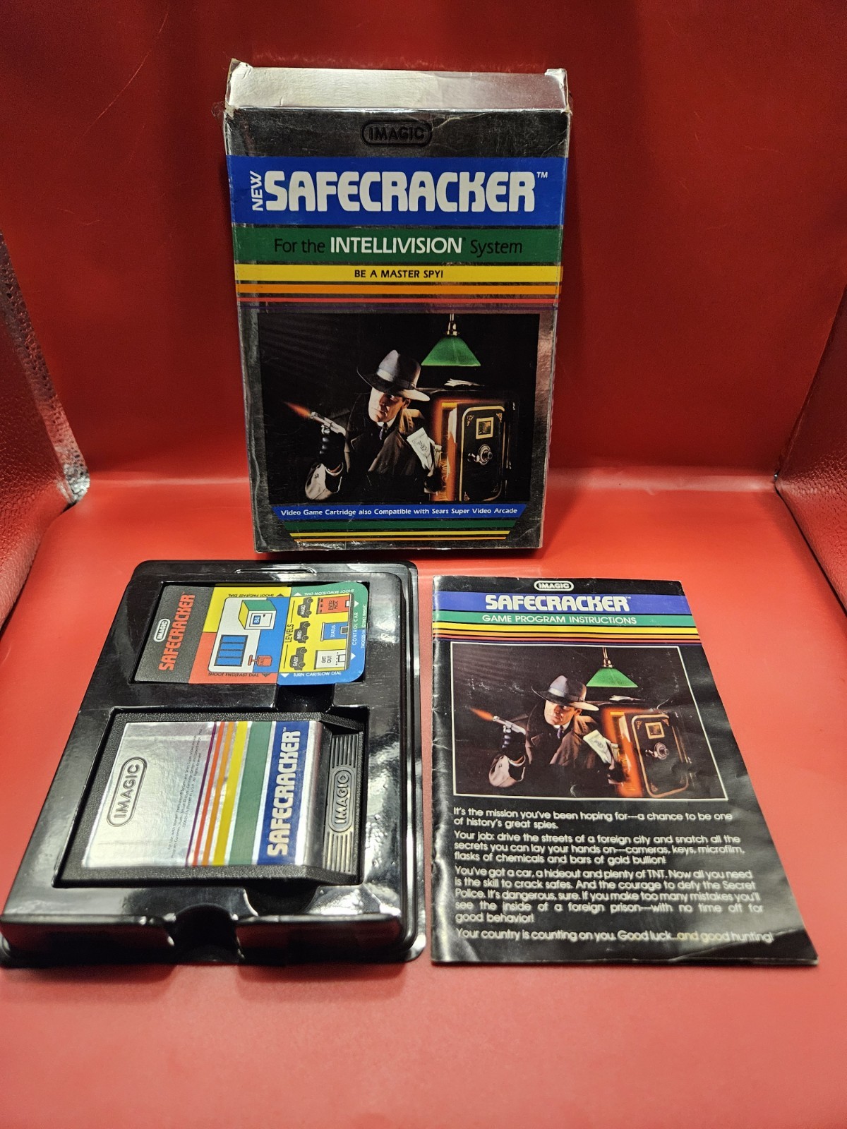 Intellivision SafeCracker Safe Cracker Complete In Box CIB Tested Working