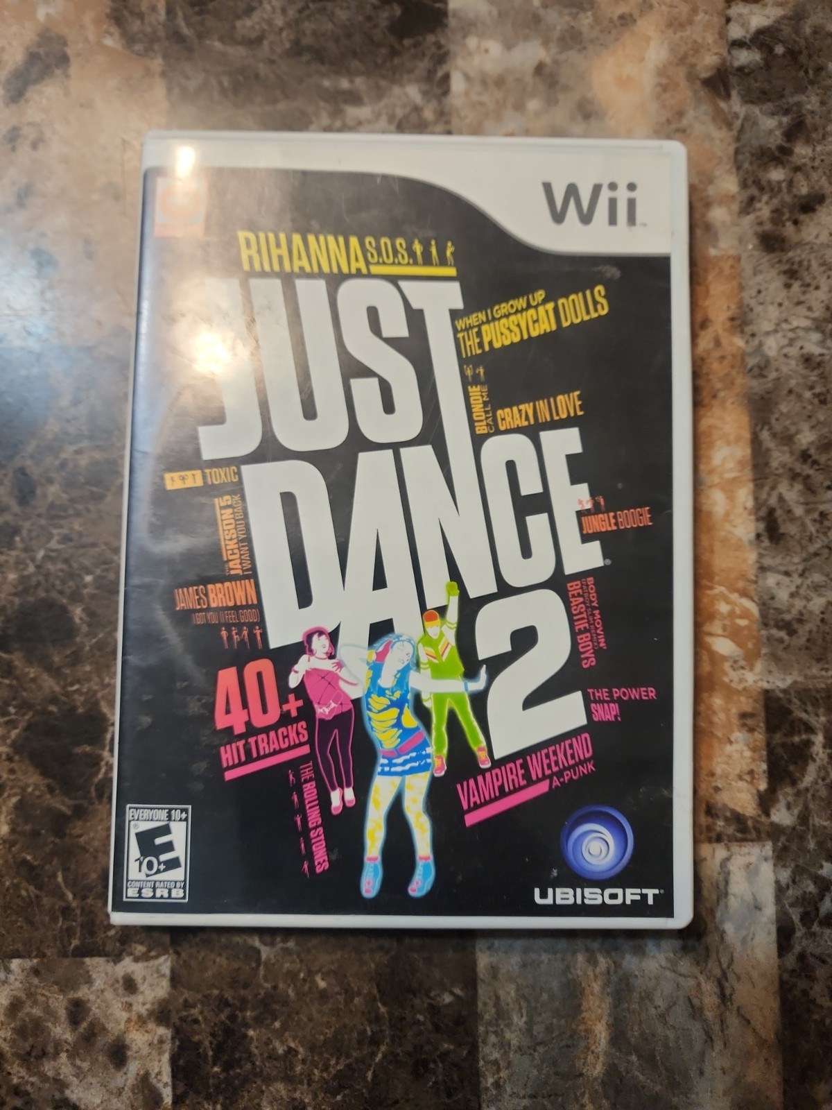 Just Dance 2 (Nintendo Wii, 2010) Scratched Disc Untested CIB