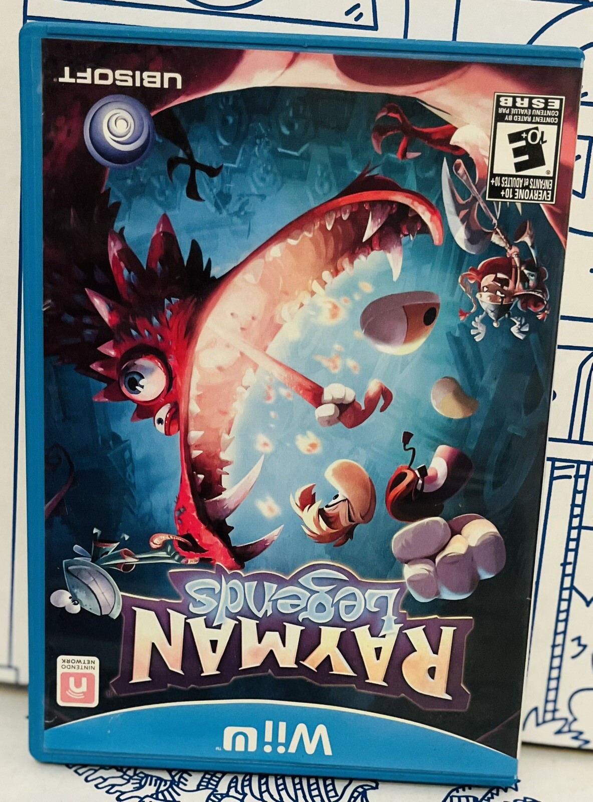 Rayman Legends Nintendo Wii U 2013 Ubisoft Game Cartoon Adventure Comic Mischief
