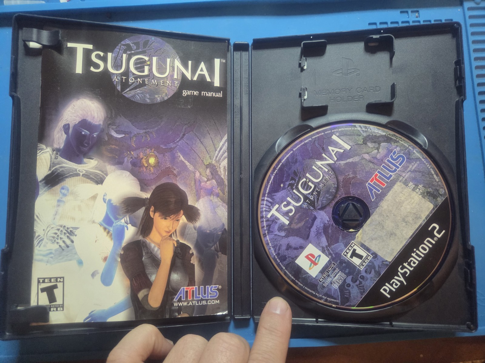 ATLUS Tsugunai: Atonement Sony PlayStation 2 NTSC-U/C 2001 Role Playing T Manual