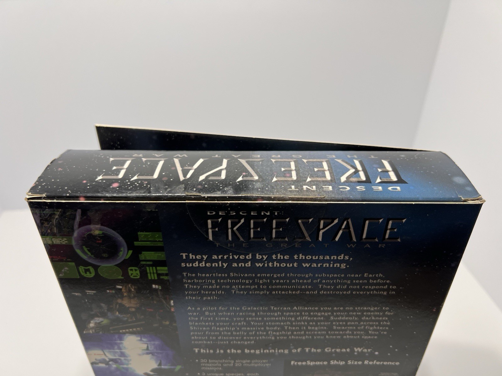 Descent FreeSpace-The Great War PC CD-ROM Big Box Game w/ Inserts Interplay CIB