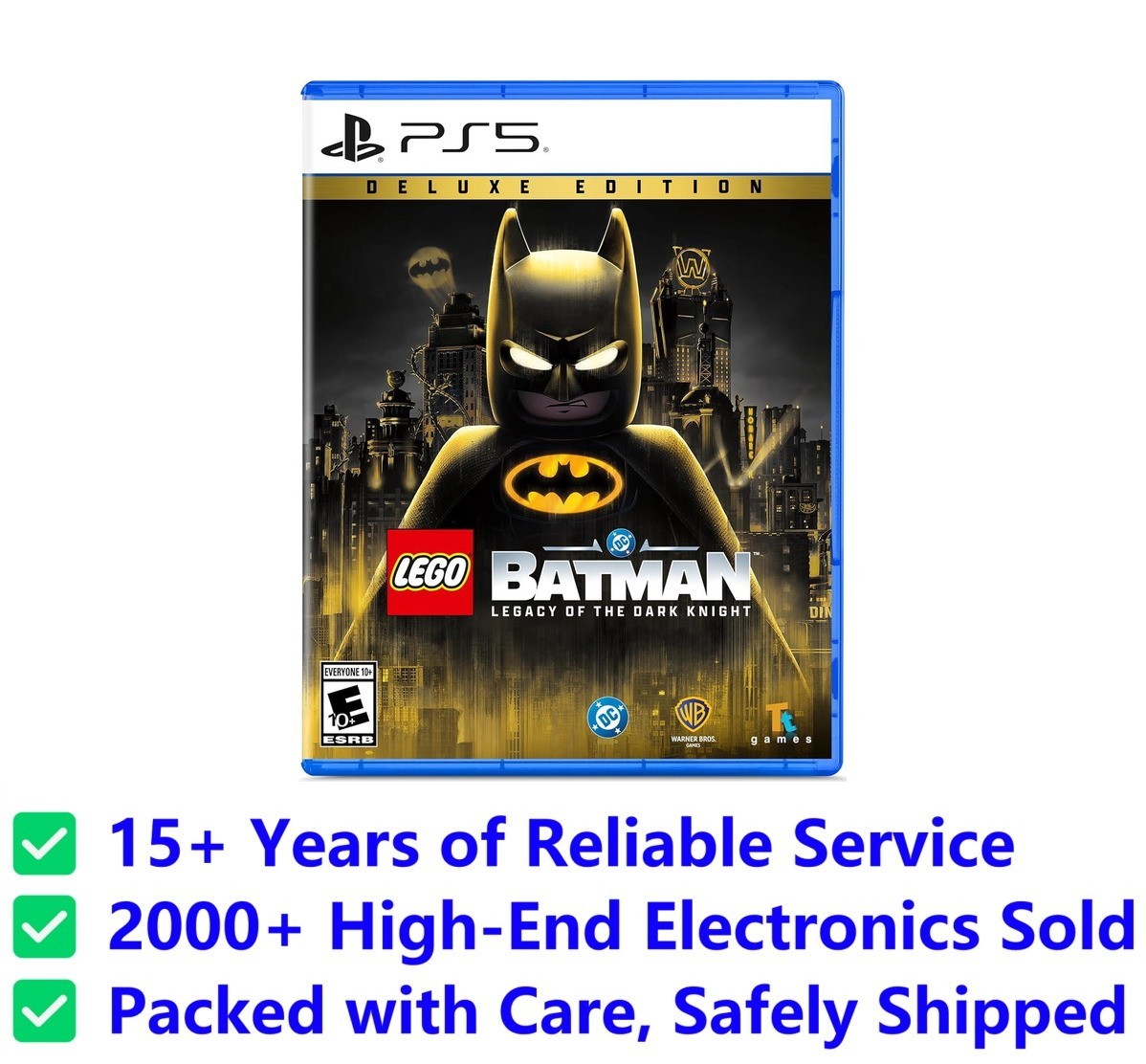 LEGO Batman Legacy of the Dark Knight Deluxe Edition PS5 New Sealed