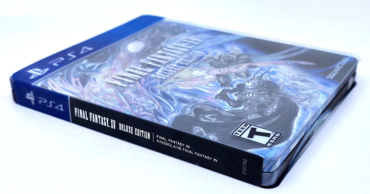 Final Fantasy XV Deluxe Edition PS4 Steelbook Used Yoshitaka Amano