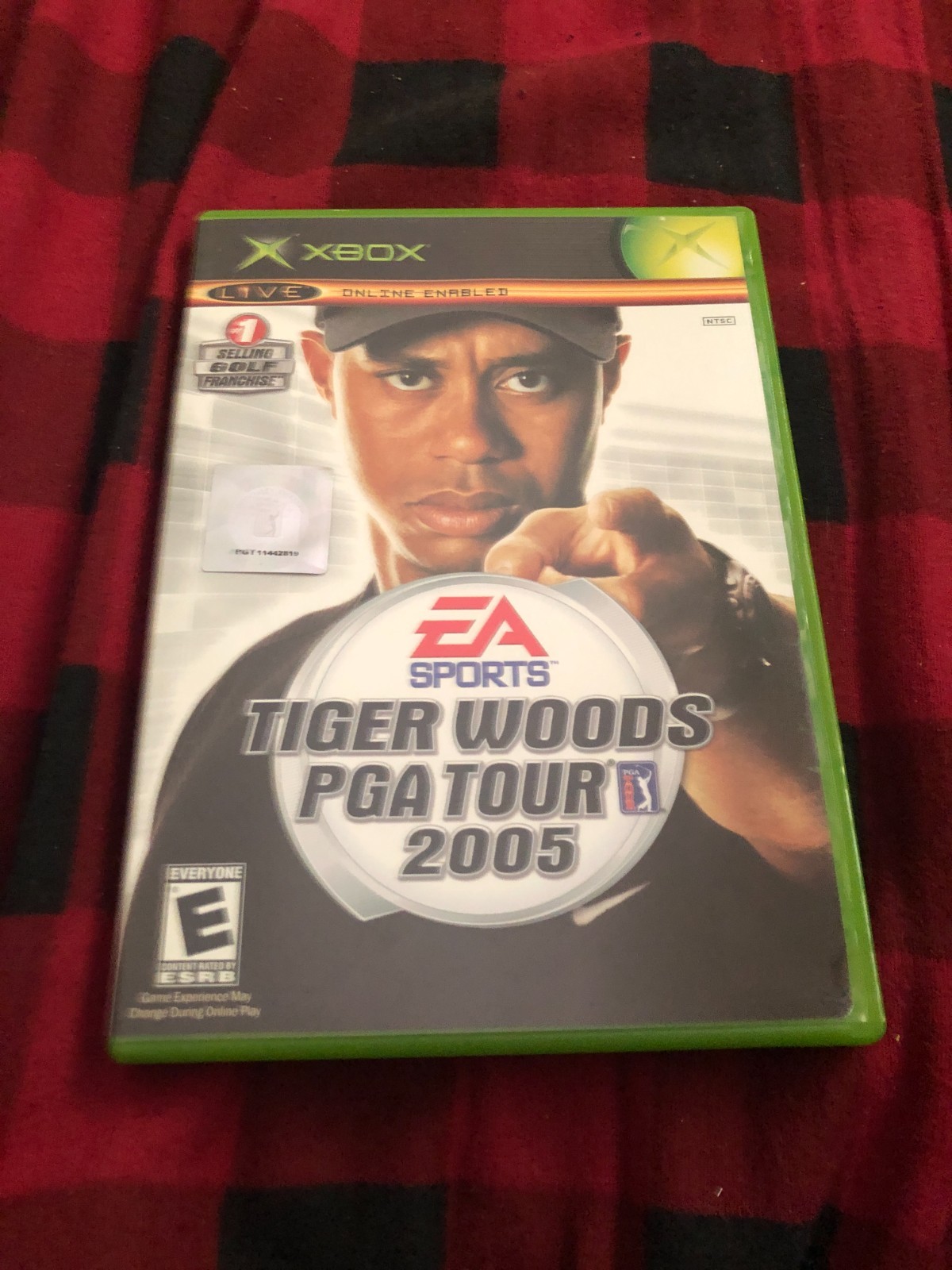 Tiger Woods PGA Tour 2005 Microsoft Xbox 2004 Case Manual Disc Tested Great
