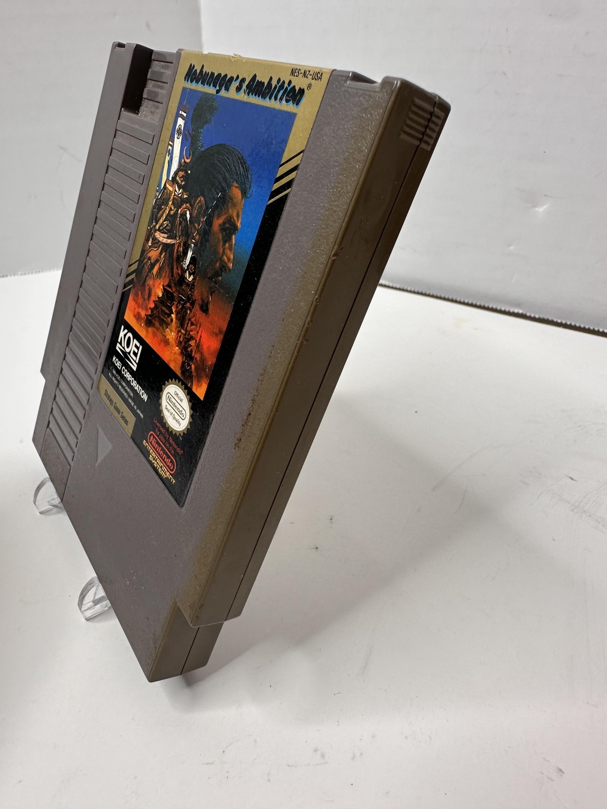 Nobunaga’s Ambition Nintendo NES Game Cartridge KOEI Strategy Japan NTSC 1989
