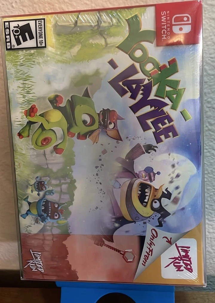 Yooka-Laylee limited run only form switch sealed brand new