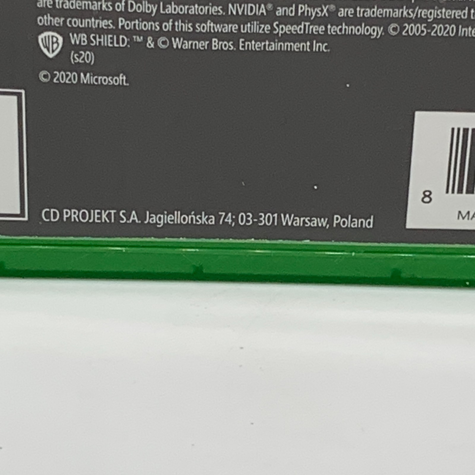 Cyberpunk 2077 Xbox One Complete 2 Disc Set w/ Case Tested CD Projekt Red J1