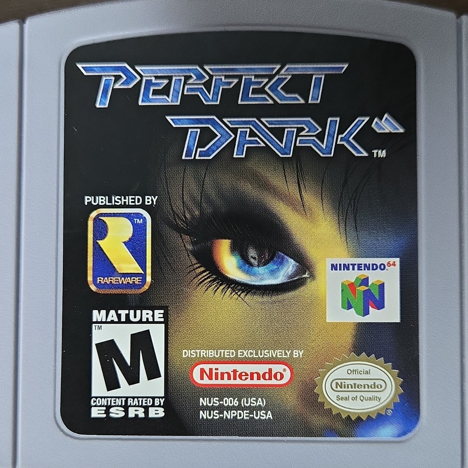 Rareware Perfect Dark (Nintendo 64) w/ Box & Manual Shooter M NTSC-U/C