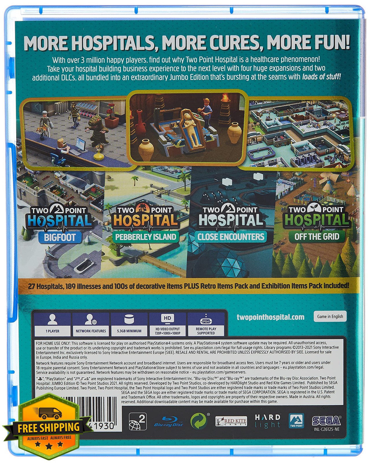 SEGA Two Point Hospital Jumbo Edition PS4