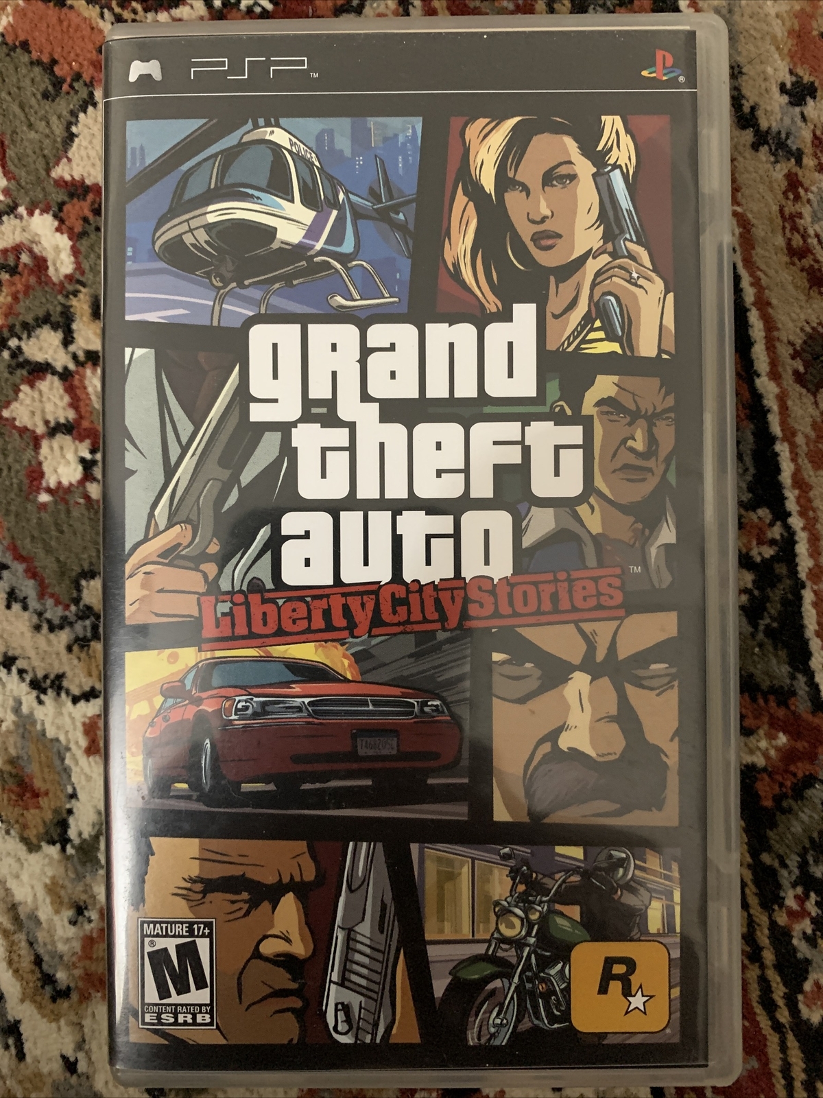 Grand Theft Auto: Liberty City Stories (Sony PSP, 2005) Complete w/Map & Manual
