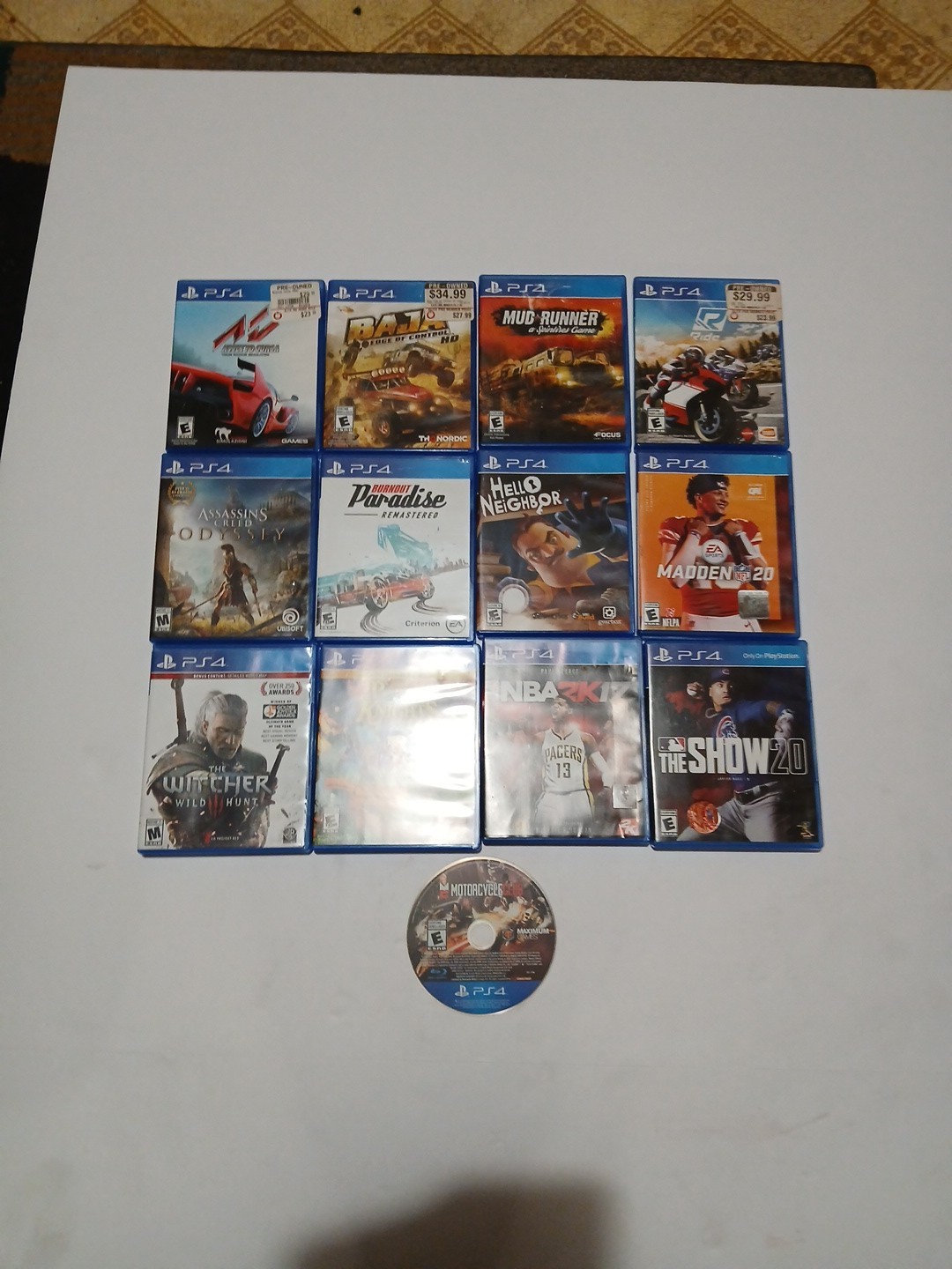 PS4 Lot Of 13 Games All Good Working 1 No Case