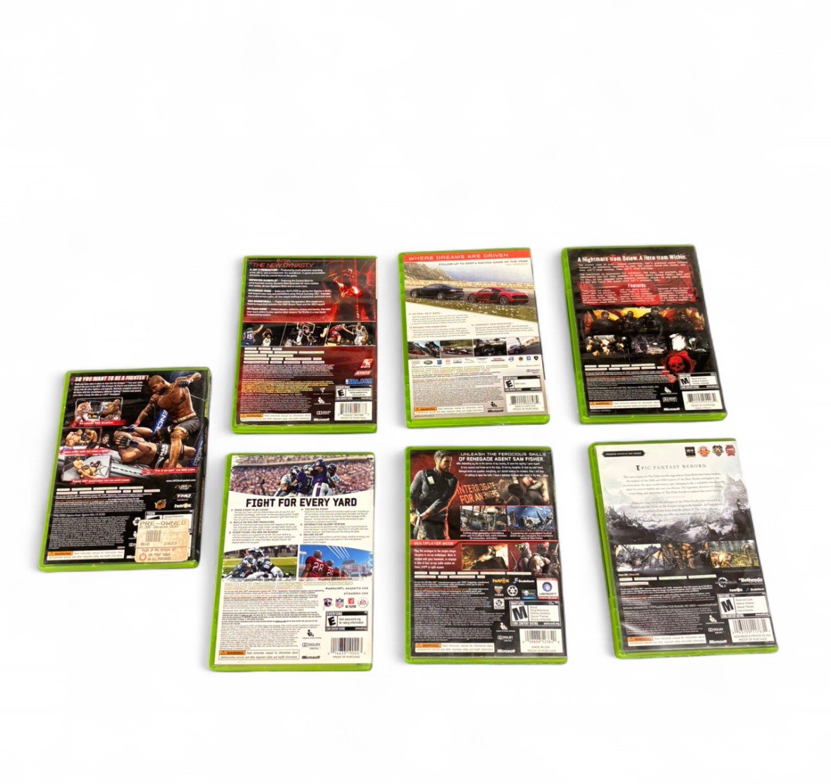 xbox 360 games bundle Of 7 Games