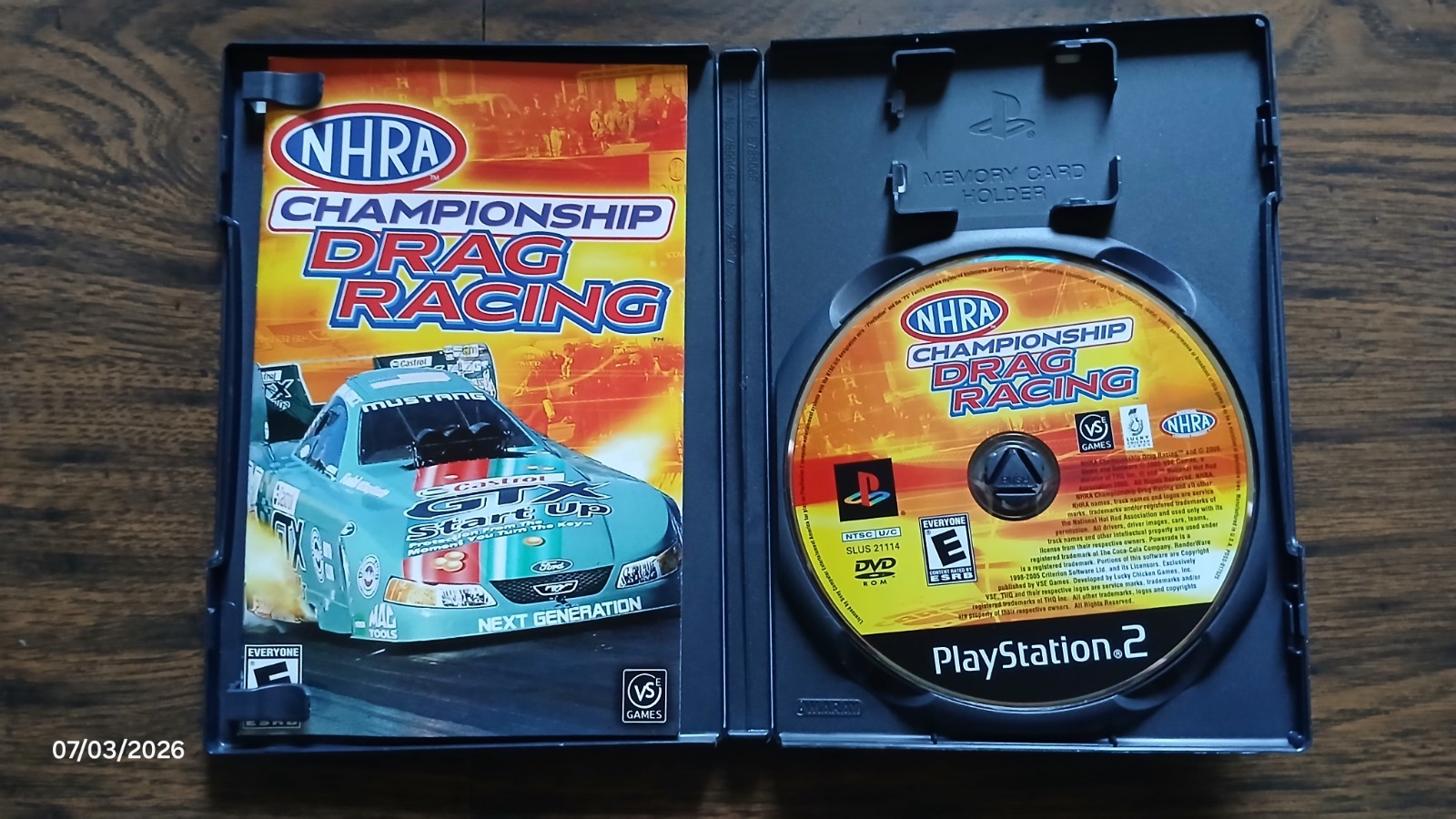 Lot Of 2 IHRA & 1 NHRA Drag Racing Games PS2 CIB 2 W/Reg In Excellent Condition