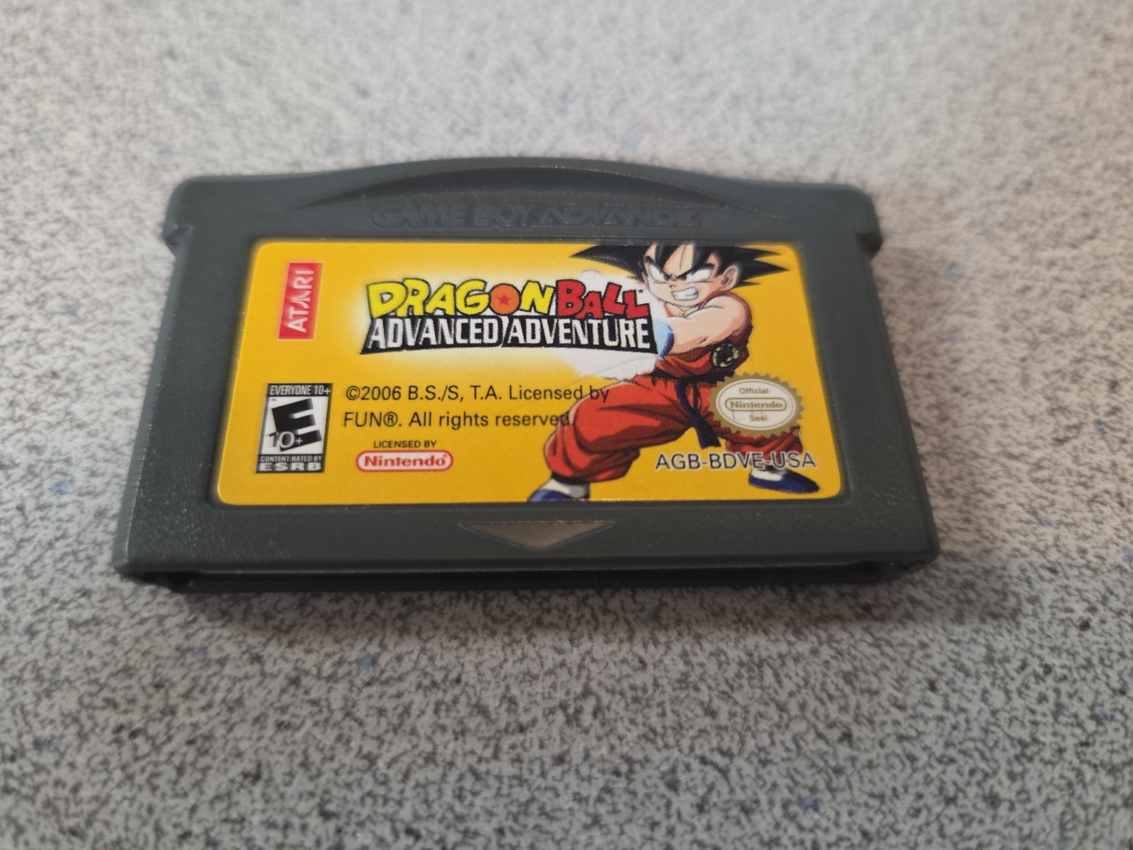 Dragon Ball Advanced Adventure Nintendo GameBoy Authentic Tested Saves GBA