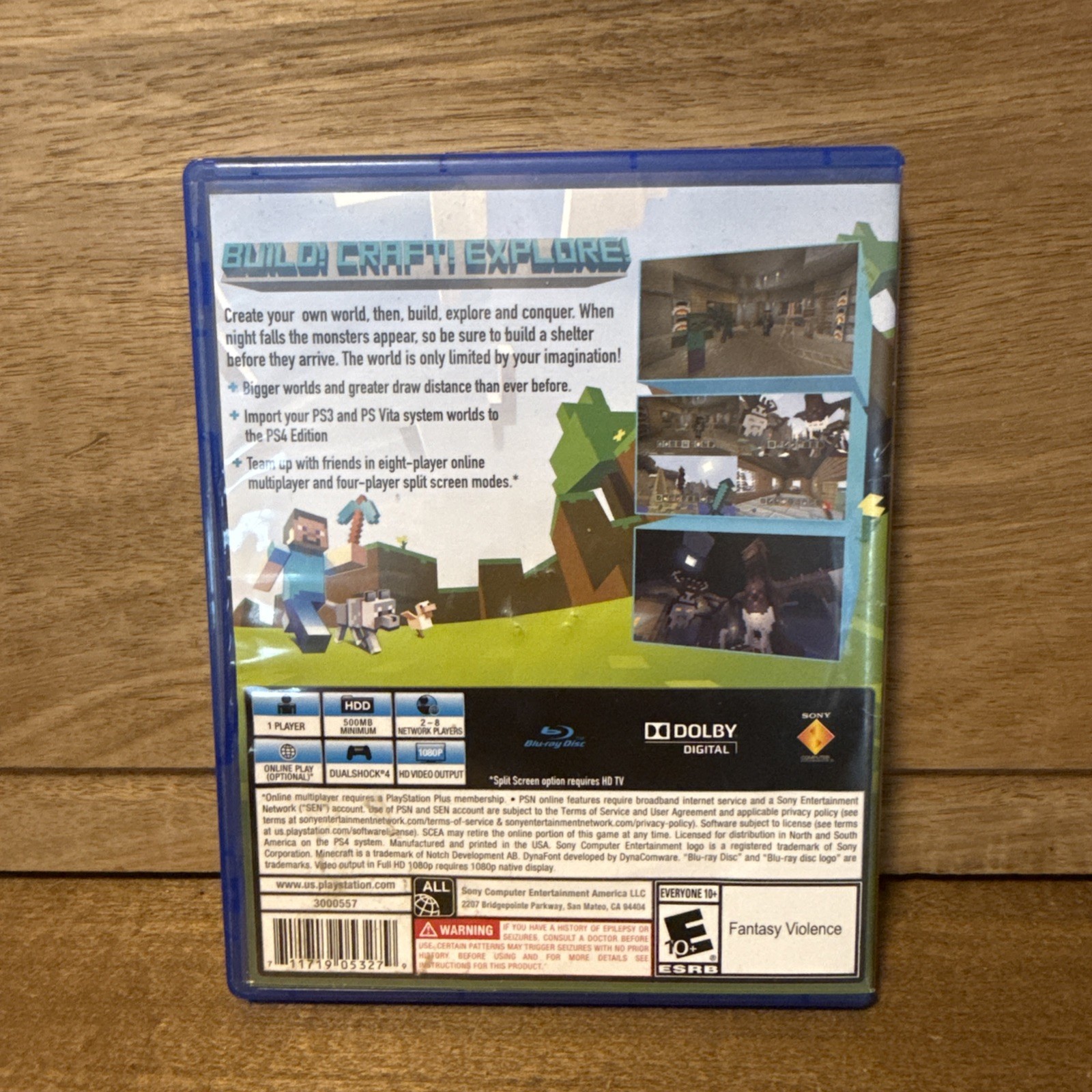 Minecraft (PlayStation 4 Edition, 2014)