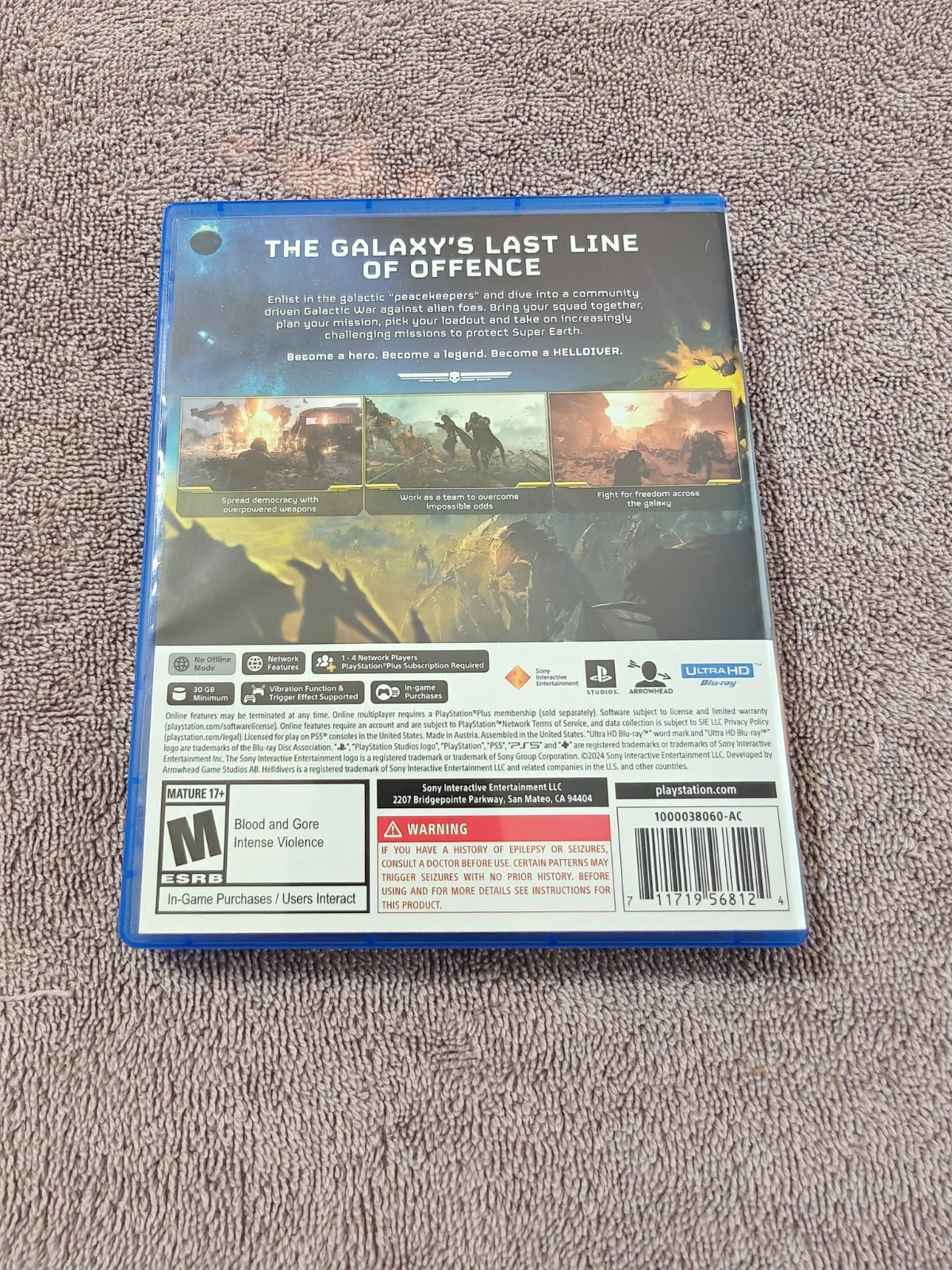 Helldivers II (PS5) Tested/Working