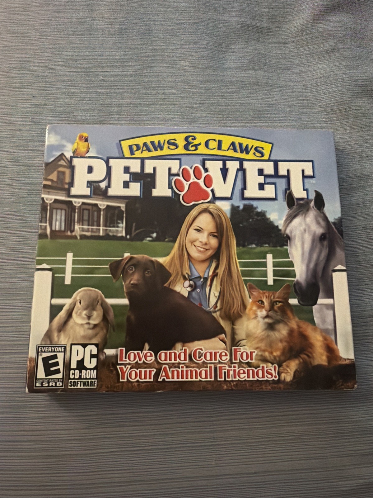Paws and Claws: Pet Vet/Clinic (CD-ROM, 2006, WIN 98/ME/XP, Valusoft) Sealed