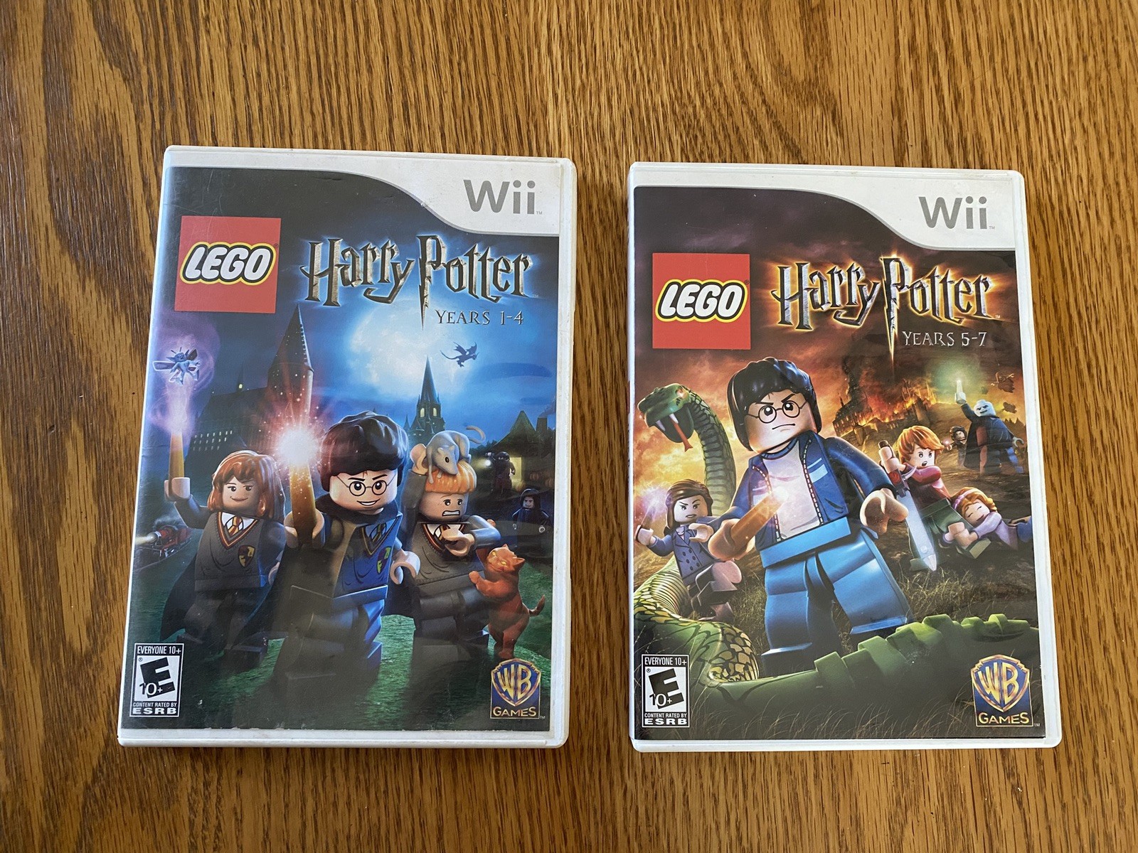 2 lot LEGO Harry Potter: Years 1-4 and 5-7, Nintendo Wii used set