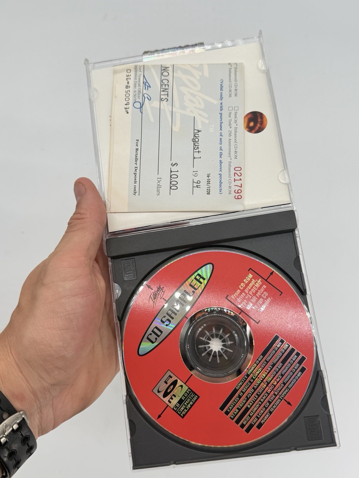 Vintage Interplay PC CD Rom Sampler Volume One Star Trek SimCity Mario Game RARE