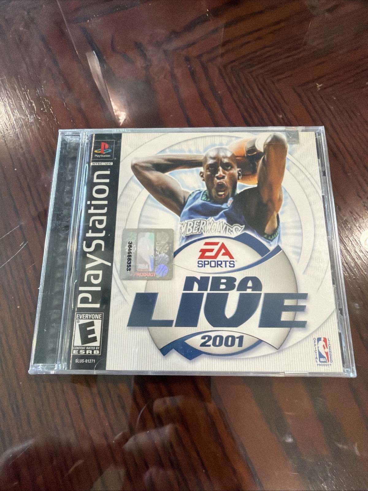 PS1 Playstation EA Sports NBA Live 2001 Brand New Factory Sealed Kevin Garnett