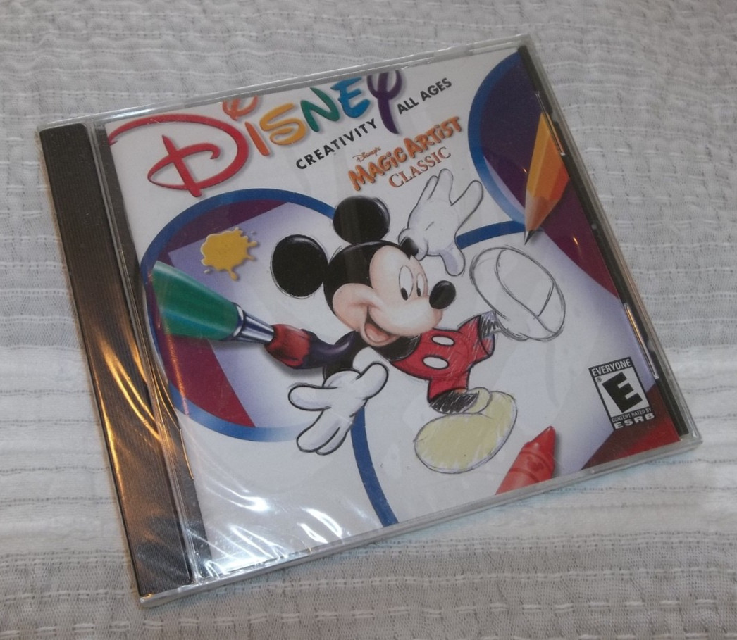 New Sealed Disney’s ESRB Magic Artist Classic Video PC Software Windows / Mac