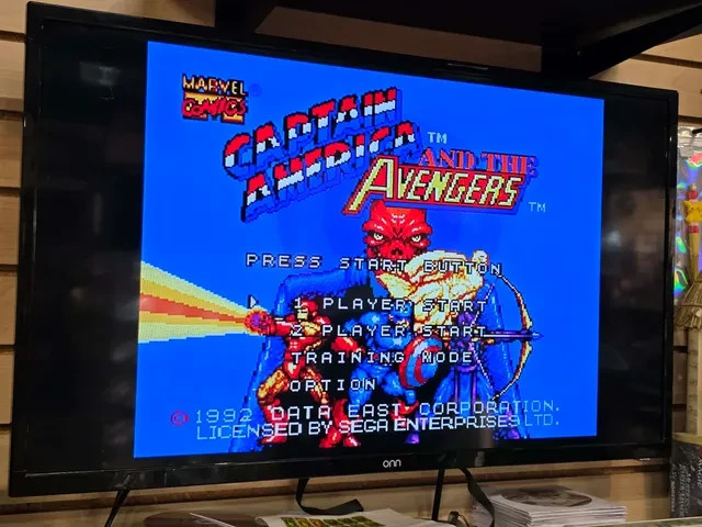 Captain America – Game Cartridge Tested & Working • Includes New Clear Case