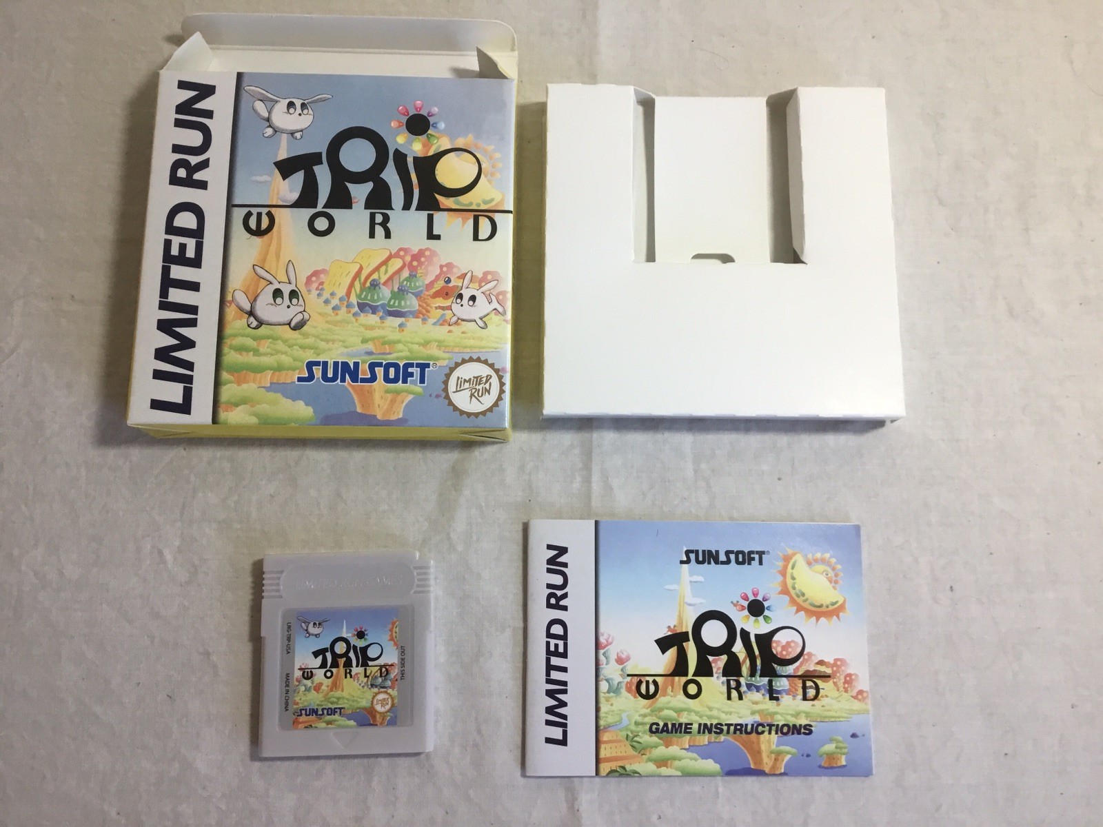 Trip World, Nintendo Gameboy, Limited Run Games, CIB Complete in Box