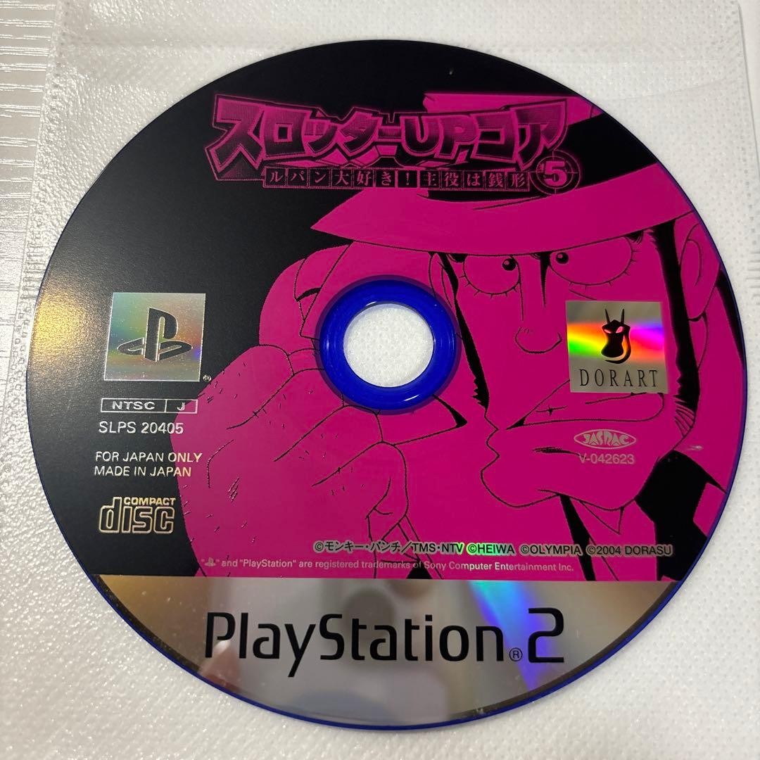 Slotter Up Core 5 Lupin Daisuki Shuyaku wa Zenigata Disc Only Used Tested JP ver