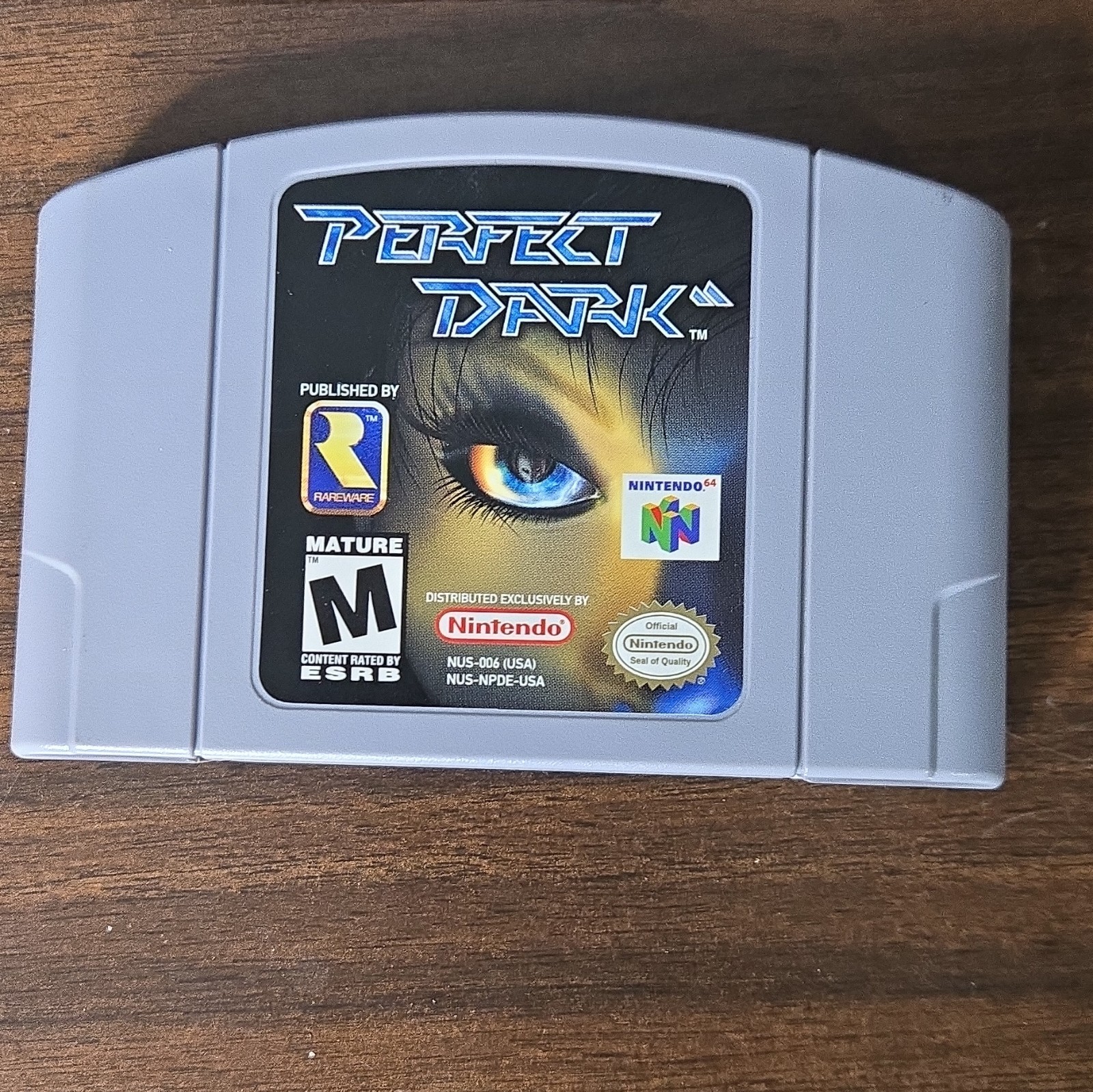 Rareware Perfect Dark (Nintendo 64) w/ Box & Manual Shooter M NTSC-U/C