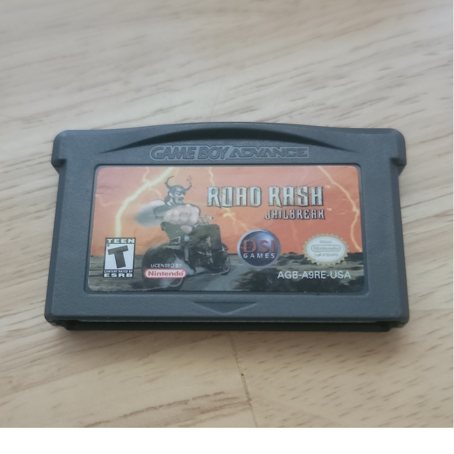 DSI Games Road Rash: Jailbreak Game Boy Advance Cartridge NTSC-U/C T-Teen