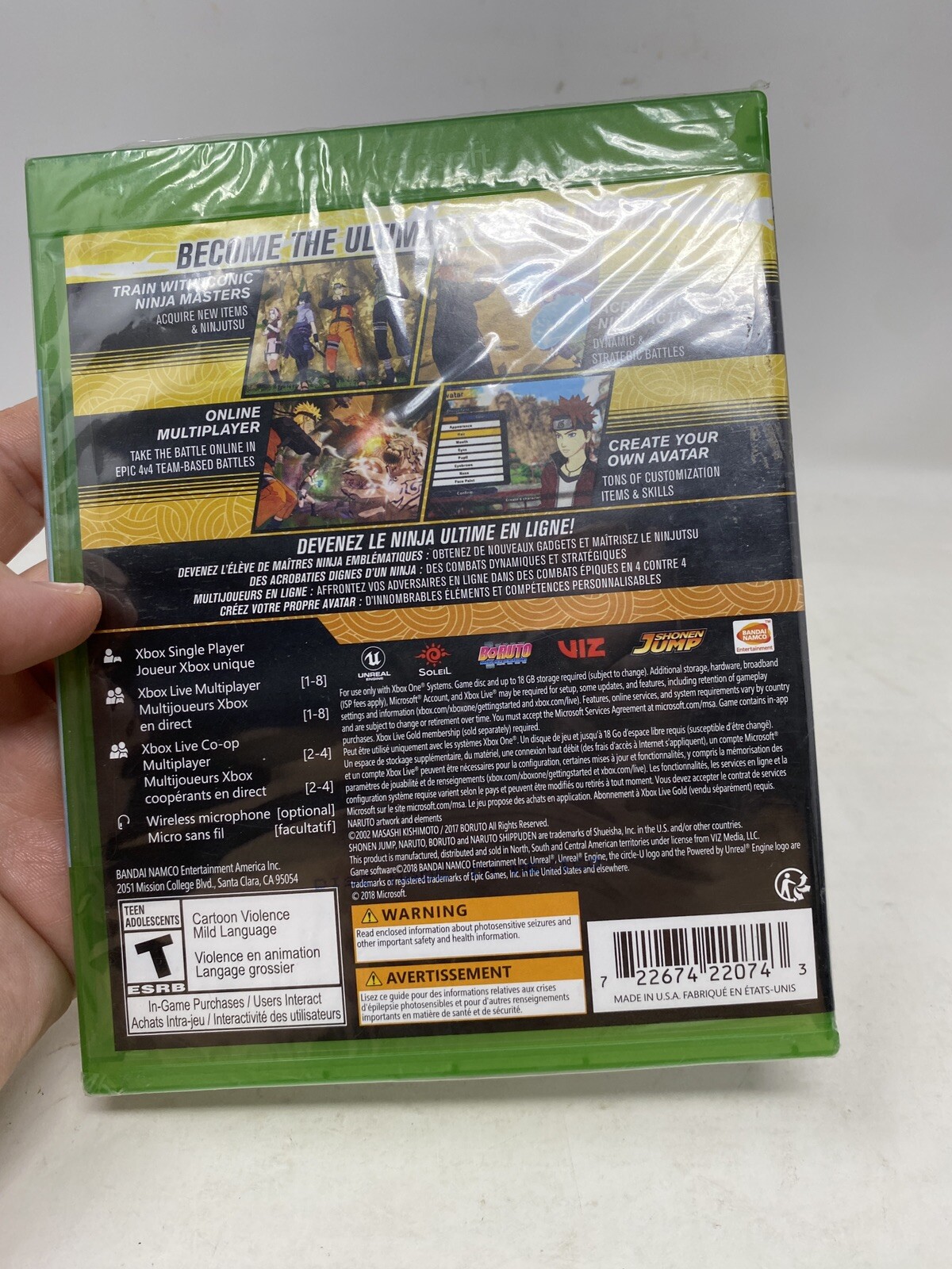 [FACTORY SEALED] Naruto to Boruto: Shinobi Striker – Microsoft Xbox One NEW