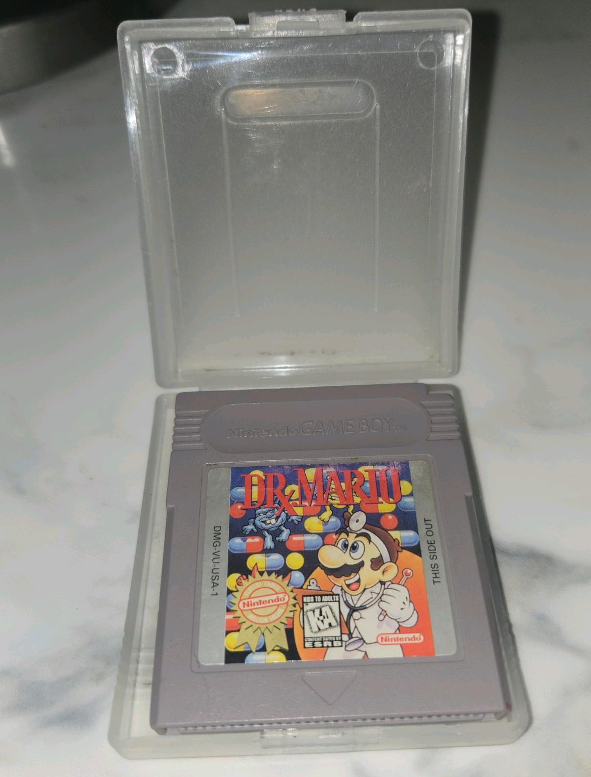 Dr. Mario Nintendo Game Boy Cartridge in Clear Case Untesed,Returns Accepted