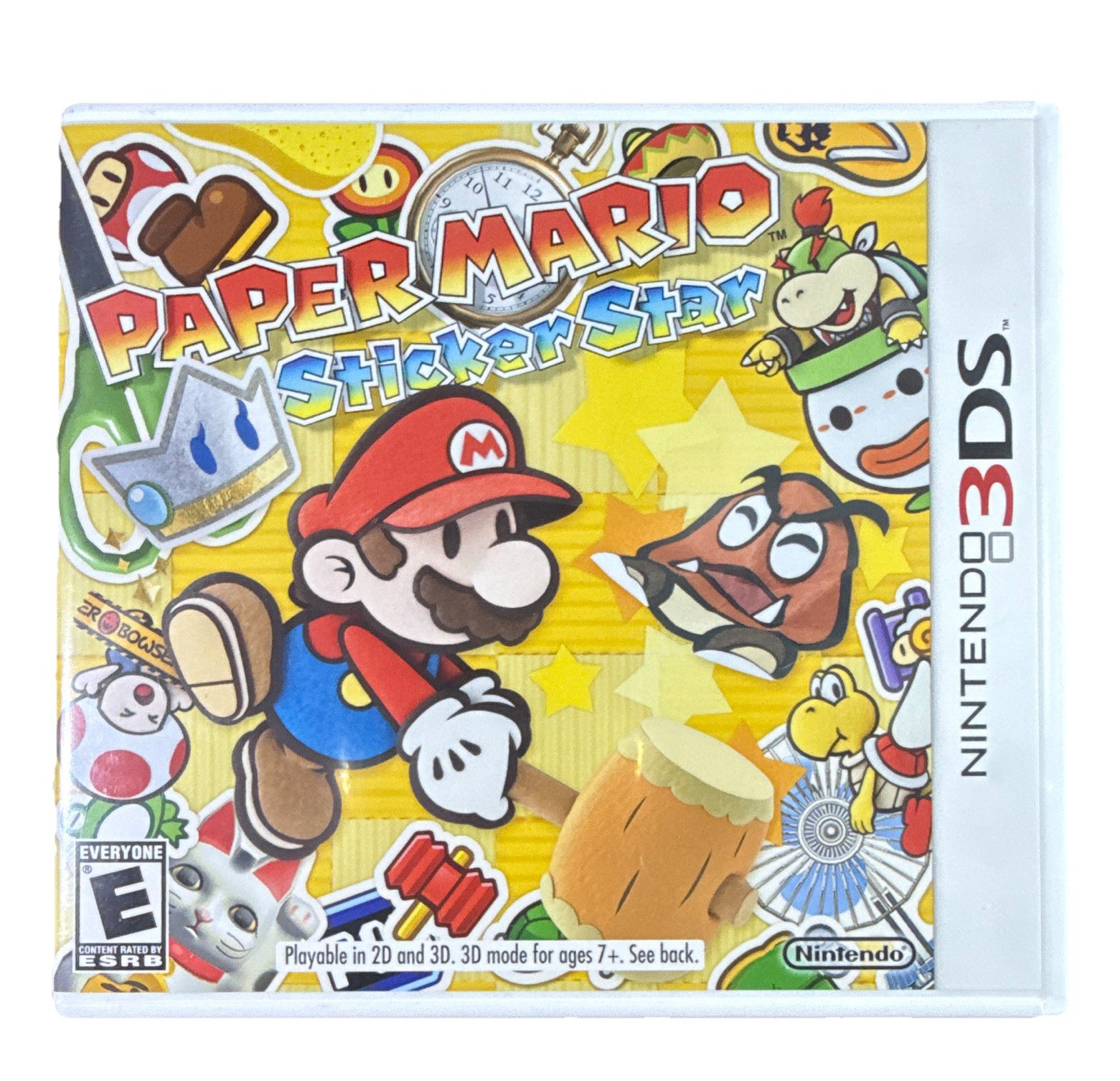 Nintendo Paper Mario: Sticker Star Nintendo 3DS w/ Case & Manual E NTSC 2012