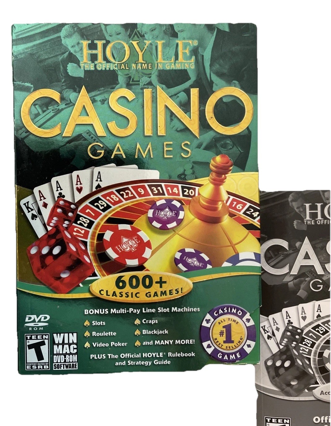 Hoyle Casino Games 600+ Classic Games FOR PC-DVD-ROM Software Encore