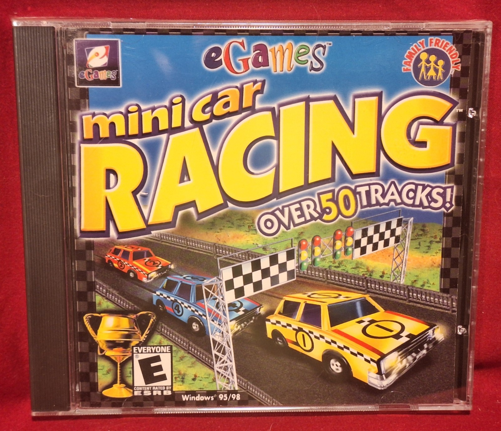 eGames Mini Car Racing Windows 95/98 Over 50 Tracks Sealed