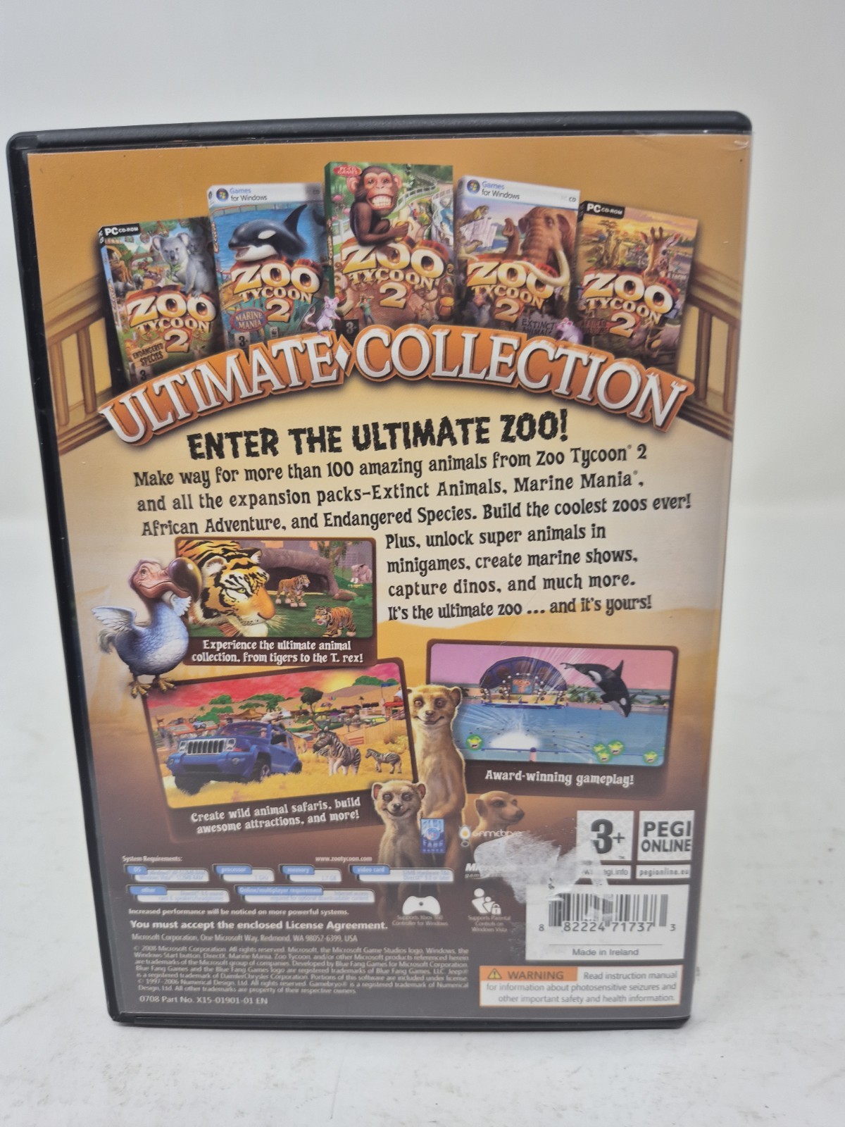 Zoo Tycoon 2: Ultimate Collection (PC, 2008) – European Version-Good