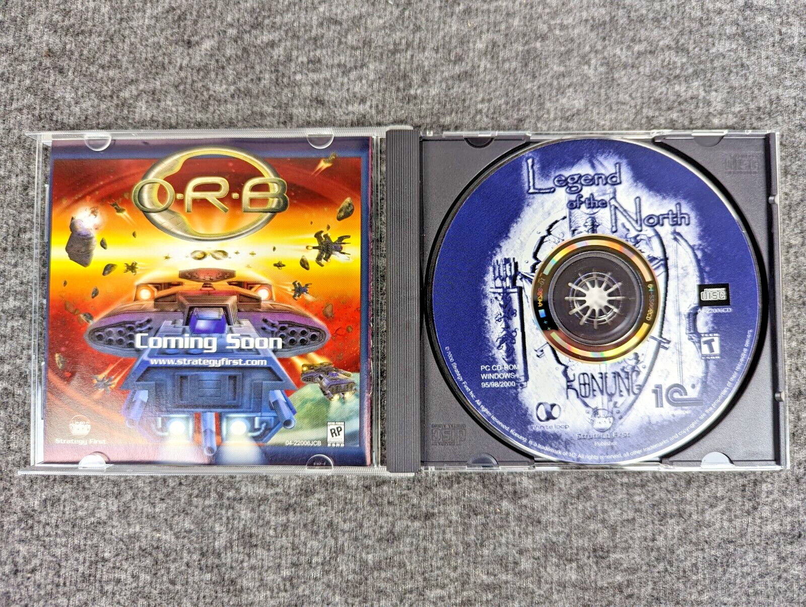 Legend of the North: Konung CD-ROM PC Game – Fantasy Role Playing Big Box