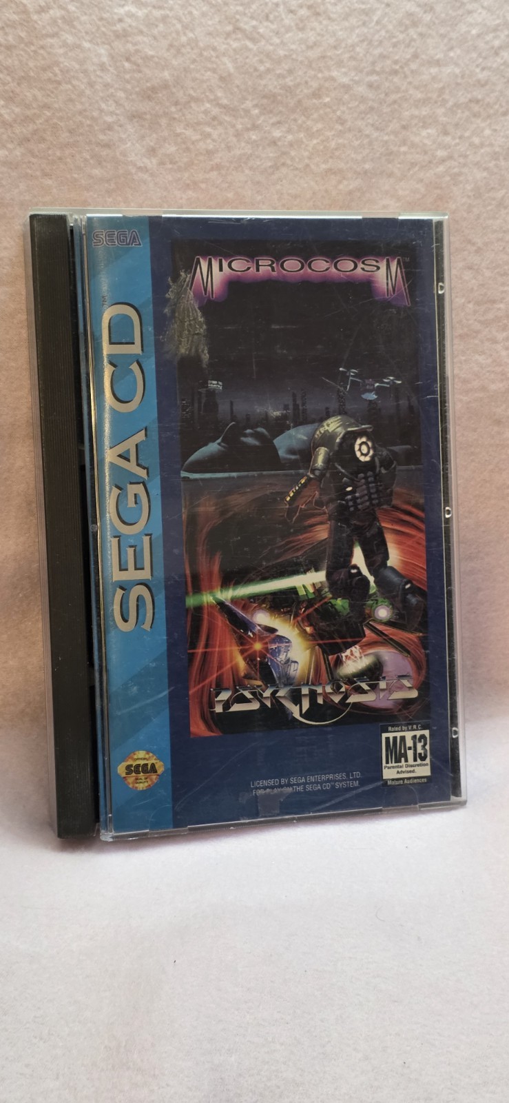 Microcosm (Sega CD, 1993) With Manual, Damaged Case.