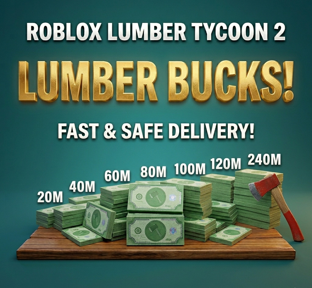 💵CHEAP & FAST💵 🪓Lumber Tycoon 2🪓 | 💰20 – 240 Million Lumberbucks (Cash)💰
