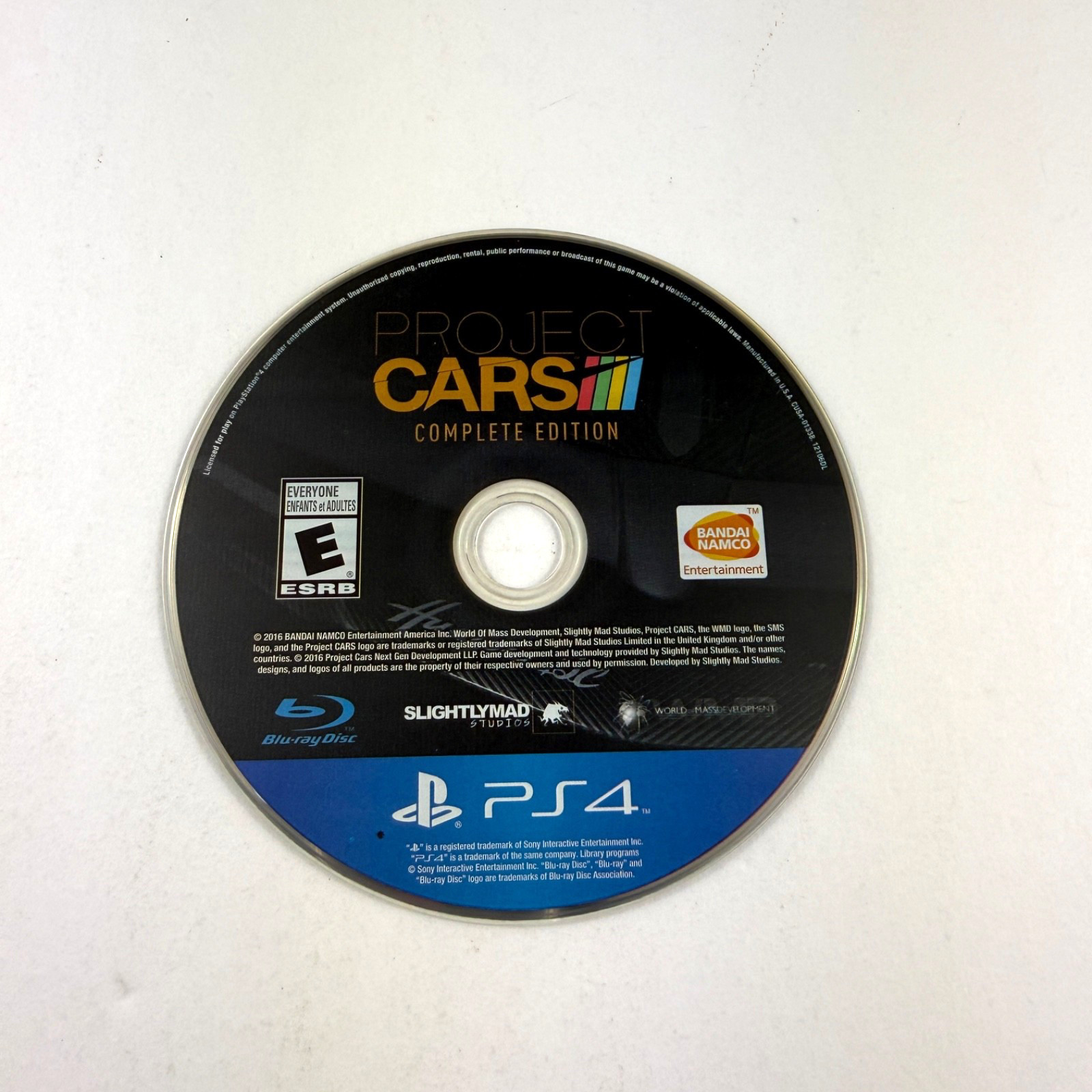 Project Cars: Complete Edition Game Sony PlayStation 4 PS4 (2016) Free Shipping!