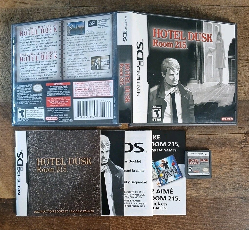 Hotel Dusk Room 215 (Nintendo DS 2007) Complete CIB – Tested