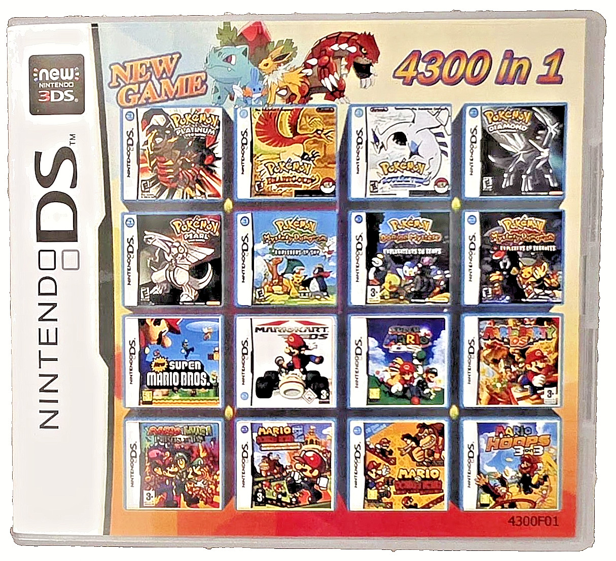 4300 In 1 Biggest Collection Games for DS, 3DS, 2DS, etc.